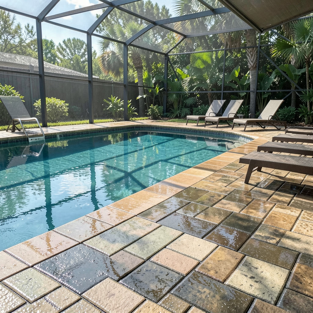 Pressure washing by Groundworks in Rockledge, Florida