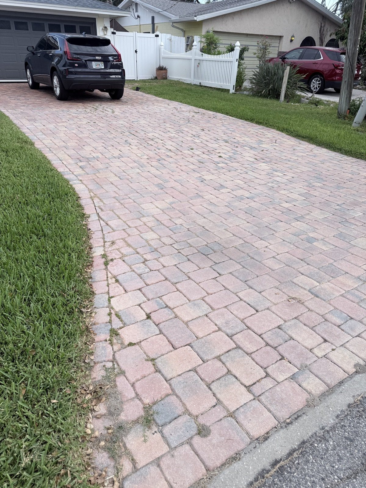 Completed paver and turf installation by Groundworks, Brevard County