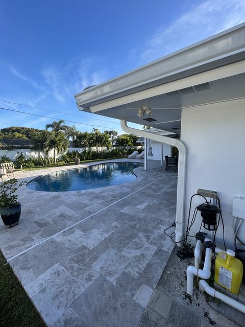 Completed paver and turf installation by Groundworks, Brevard County